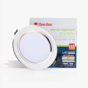 Đèn LED âm trần đổi màu AT10 110 12W Rạng Đông
