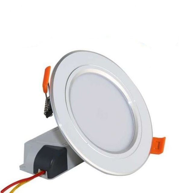 Đèn LED âm trần Rạng Đông d AT10L DM 90 7W vien bac