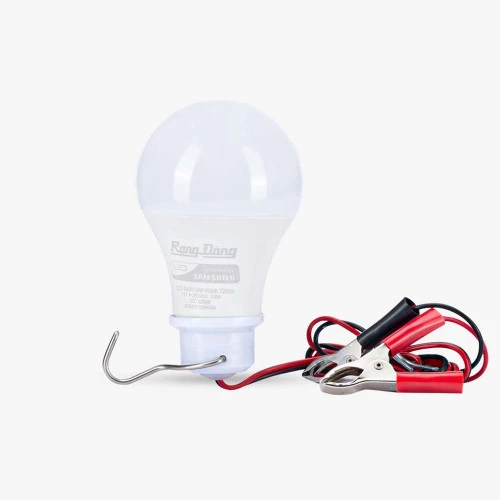 Đèn LED bulb tròn 9W A60N1 9W DCV2 đầu kẹp dùng điện AC quy 11 12 7 vdc 1