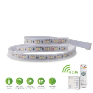 Đèn LED dây đổi màu điều khiển từ xa 1000 7W LD01 RF 1