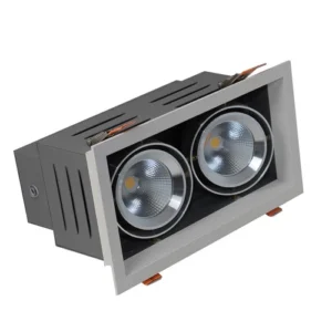 Đèn LED downlight âm trần 240×125 9WX2 đa cob AT12