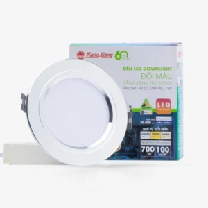 Đèn LED downlight âm trần đổi màu 90 7W AT10 DM 9