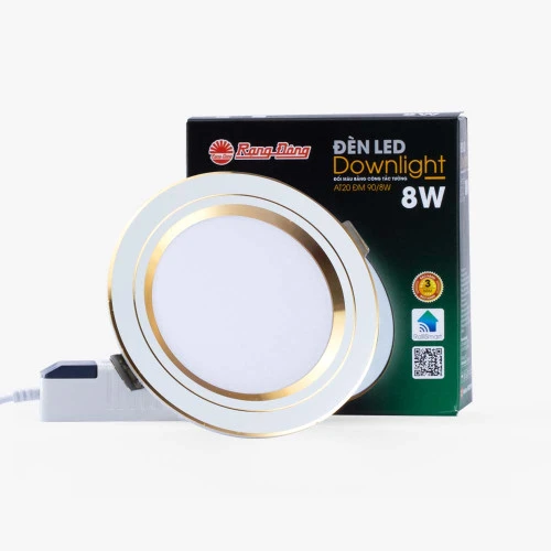 Đèn LED downlight âm trần đổi màu 90 8W AT20 DM 3