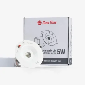 Đèn LED downlight âm trần khẩn cấp 90 5W pccc AT07 kc 2