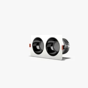Đèn LED downlight âm trần xoay góc 80×160 10WX2 Plus AT25 2