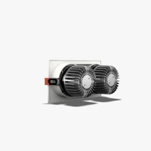 Đèn LED downlight âm trần xoay góc 80×160 10WX2 Plus AT25 5