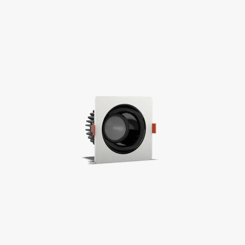 Đèn LED downlight âm trần xoay góc 80×80 10WX1 Plus AT25 3