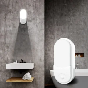 Đèn LED gắn tường cảm biến hồng ngoại 220×100 15W GT16 PIR 2