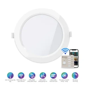 Đèn LED panel tròn đổi màu 110 9W PT04 BLE