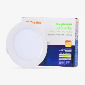 Đèn LED panel tròn đổi màu 110 9W PT04 DM 2