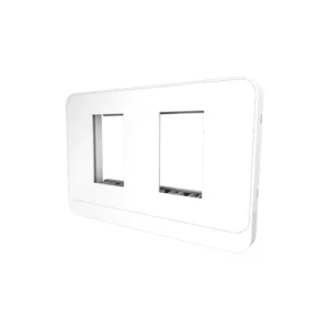 Mặt công tắc ổ cắm âm tường MOC01 80X120X9 2H 1
