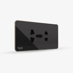 Ổ cắm âm tường OCAT04K 2C 16A chu nhat ralli 5