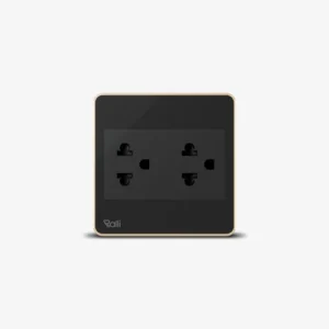 Ổ cắm âm tường OCAT05K 2C 16A vuông ralli