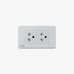 Ổ cắm âm tường OCAT06K 2C 16A chu nhat ralli 2