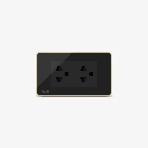 Ổ cắm âm tường OCAT06K 2C 16A chu nhat ralli