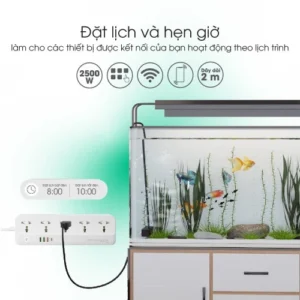 Ổ cắm thông minh Wi-Fi OC09 WF usb 5C 10A 5
