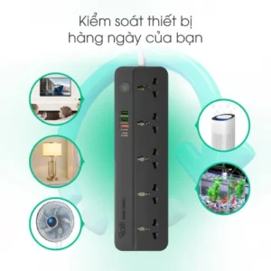 Ổ cắm thông minh Wi-Fi OC09 WF usb 5C 10A 6